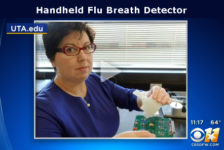 Hand held Flu Breath Detector